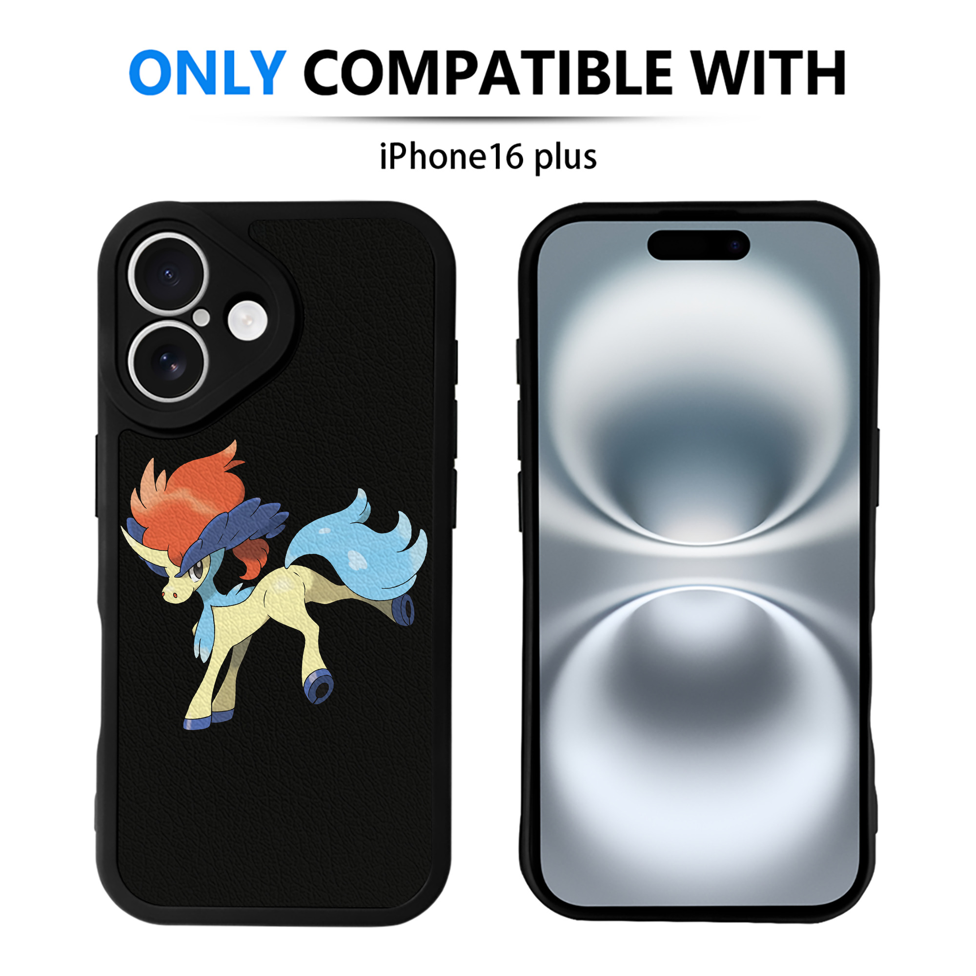 （画像用） ポケットモンスター Pokémon 【iPhone 16シリーズ対応】シリコンスマホケース（レザー調） 材質：シリコン